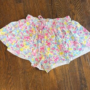 Vibrant Floral Youth Shorts